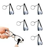 Sonnenbrillen-Reinigungswerkzeug, Brillenreiniger mit Schlüsselanhänger, Fingerabdruck-Radiergummi – tragbares, kratzfestes Reinigungswerkzeug, weiches Brillenzubehör für Brillen und Handy