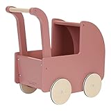 Little Dutch 7096 FSC Holz Puppenwagen - Flowers & Butterflies