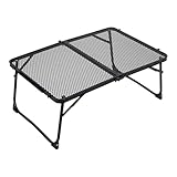 Outdoor Klapptisch - Grilltisch Mit Netzablage - 60 x 40 cm Tisch Für Outdoor Picknick Angeln Terrasse Grillen Reisen Garten Hinterhof