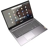 Lenovo IdeaPad 3 Chromebook Gen 6 Laptop, 39,6 cm (15,6 Zoll), FullHD (Intel Celeron N4500, 8 GB RAM, 128 GB eMMC, Intel UHD Graphics, Chrome OS), arktisches Grau, spanische QWERTY-Tastatur