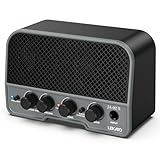 LEKATO 5W Mini Gitarrenverstärker Combo Amp, Gitarren-Combo-Verstärker mit Clean- und Overdrive-Kanal, Tragbare wiederaufladbarer Übungsverstärker für E-Gitarre - Schwarz
