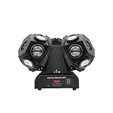 Partylichter, Drei Kopf Rotierenden Moving Head Licht 18 * 10 W KTV Dance Hall Bar Bühne Disco 3 Arm Rollen stroboskop Lichter,Super sanftes Dimmen