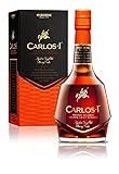 Carlos I Brandy de Jerez – Hochwertiger Brandy Solera Gran Reserva aus Spanien mit Geschenkpackung aus dem Hause Osborne mit 40% vol. (1 x 0,7l)