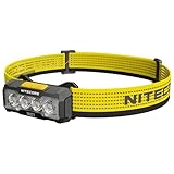 Nitecore Stirnlampe NU27, Kopflampe mit 600 Lumen, USB-C wiederaufladbar, 850 mAh Akku, für Outdoor- und Profi-Anwendungen, schwarz