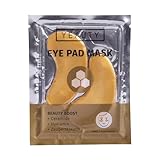 YEAUTY BEAUTY BOOST EYE PAD MASK, die superweichen Augenpads mit dem luxuriösen Elixir aus Gold, Ceramide, Hyaluron und Zauberstrauch versorgt und glättet die Augenpartie, 1x 2 Stück