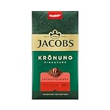 Jacobs Krönung Entkoffeiniert, Gemahlener Röstkaffee, Mittlere Röstung, 500g (1er-Pack)