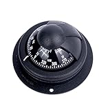 Nautischer Kompass für Präzisionsboote, entspiegelte Haube, 2 '80 x 42 mm, schwarz