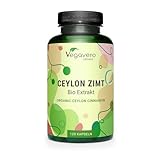 Bio Ceylon Zimt Kapseln | Premium: 2500 mg (5:1 Extrakt) |aus Madagaskar | Zimtextrakt – kein einfaches Pulver | Laborgeprüft | Vegan - Ohne Zusatzstoffe | Deutsche Produktion Vegavero
