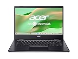 acer Chromebook 314 (CBOA314-1H-C32M) Laptop, 14' FHD Display, Intel Celeron N4500, 4 GB RAM, 128 GB SSD, Intel UHD Graphics, Google ChromeOS, QWERTZ-Tastatur, schwarz