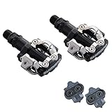 SHIMANO M520 SPD Clipless Fahrradpedale mit Stollen – Schwarz