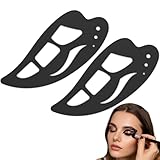 Augenliner Führungsschablone | 2 Stück Silikon Augen Makeup Werkzeug | Wiederverwendbare Schmink Schablone für Damen Anfänger Hochzeit Reise Freizeit Veranstaltungen zu Hause