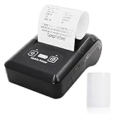 Bisofice Bondrucker 58mm Bluetooth Bondrucker, Kabelloser Thermodrucker Belegdrucker, Unterstützt Bluetooth+USB, kompatibel mit iOS Android Windows, für Restaurants, Einzelhandel