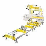 BAMATO Blockbandsäge | BBSW-400 | 3m Rollbahn (Erweiterbar) |2,2 kW Leistung | 400V Elektromotor | beidseitig kugelgelagerte Sägebandführung | Schnellspannsystem
