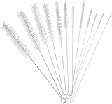 Reinigungsbürsten,10 Stück Strohhalm Bürste Set, Flaschenbürste, Heizkörperbürste, Strohhalm Reinigungsbürste für Reagenzgläser Teekanne Düse Trinken Strohhalme