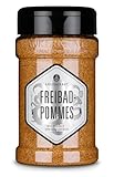 Ankerkraut Freibad Pommes, Mischung würzender Zutaten für Pommes Frites wie vom Freibad-Kiosk, Gewürzsalz, Pommesgenuss zu Hause, 320 g im Streuer