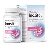 effective nature Inositol Tabletten - 120 Stk. - Bei Zyklusstörungen aufgrund des PCO-Syndroms - Myo und D-Chiro in idealer Kombination - 2000 mg pro Tag