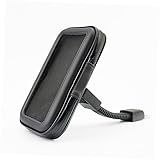 ifundom wasserdichte Fahrrad Handyhalterung mit Drehung Kleine Lenkertasche für Smartphones Wetterfester Fahrrad Rahmentasche Schutz für Navigation und Anrufe Beim Radfahren