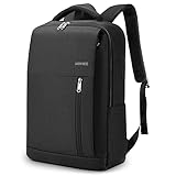 HOMIEE Laptop Rucksack Herren 17 zoll Laptoptasche Schwarz Tagesrucksack Arbeitsrucksack Business Arbeitstasche Groß Arbeit Lehrertasche Backpack Uni Weekender Daypack Dünn Rucksack