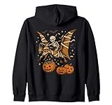 Haunted Wings Halloween Pterodactyl Skelett Kapuzenjacke