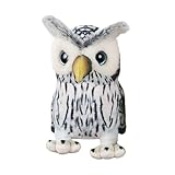 FOUNCY Plüsch-Eule, Plüsch-Eule, Tierpuppe Eule - Sammlergeschenke aus weichem Plüsch mit Eule, Heimdekoration für Wohnzimmer, Schlafzimmer, Nachttisch