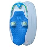 ZUP YouGotThis Wakeboard, Kniebrett, Wakeskate und Wakesurf-Board, geeignet für Kinder, Jugendliche, junge Erwachsene, geformter Kunststoff mit EVA-Schaumpolsterung, Silber