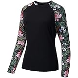 Bassdash Damen Rash Guard UPF 50+ UV Sonnenschutz T-Shirt Langarm Angeln Wandern Performance Shirts