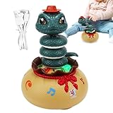 Generico Tanzendes Spielzeug für Kinder | Elektrisches Spielzeug mit Licht und Musik, Schllange mit Hindernisvermeidung zum Spielen im Zimmer, Wohnzimmer, Badezimmer, Kindergarten für Kinder und