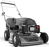 Güde Benzin Rasenmäher Eco Wheeler 415 R 3in1 mit Antrieb Radantrieb | 42cm | 144,3ccm | 3PS | Leichtstart | 40 Liter Korb | Stahlgehäuse | 6-fache Verstellung | Mulchfunktion | Reinigungsanschluss