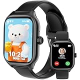 clleylise Smartwatch Kinder, Kinder smartwatch mit Bluetooth Telefon/SOS/Tracker/Schlafmonitor/Spiele/Musik/Wecker/Fitness, Kinderuhr für Jungen Mädchen Geschenke