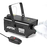 AGPTEK 500W Nebelmaschine, Nebelmaschine mit kabelgebundener Steuerung & automatischer Sprühfunktion, ideal für Halloween, Weihnachten, Hochzeit, Partys, DJ Performance & Bühnenshow