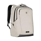 WENGER MX Professional Laptop-Rucksack mit Tabletfach, Notebook bis 16 Zoll, Tablet bis 10 Zoll, Organizer, 21 l, Büro Business Uni, Beige, 653500