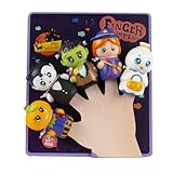 Süße Fingerpuppen, Fingerpuppen für Halloween, niedliche Cartoon-Fingerpuppen für - Wunderbares interaktives Puppenspielzeug, 5 Puppen für die Schule