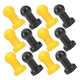 LOORGVEL 12 Stück Teiliges Trampolin Kugel schutzkappen Durchmesser Kugelkopf Sicherheitsschutz für Stangenabdeckungen Trampolin Zubehör Einfache Montage Langlebig