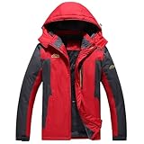 TYUIOP Fahrradjacke Herren Outdoorjacke Herren Funktionsjacke Herren Teddy Fleece Weste Herren forstjacke Herren Winter daunen Parka Herren Anorak Herren Jacke Herren rote Jacke Kuscheljacke