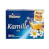 Meßmer Kamille | milder Kräutertee | 50 Teebeutel