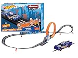 Carrera GO!!! Challenge Hot Wheels Rennbahn-Set I Rennbahnen und lizensierte Slotcars | bis zu 1 Spieler | Für Jungen und Mädchen ab 6 Jahren & Erwachsene I Maßstab 1:43 im Hotwheels Design