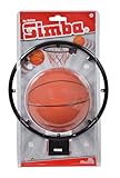 Simba 107400675 - Basketball Korb, Korb mit Netz 22cm, Ball 14cm, 2 Teile, ab 3 Jahre