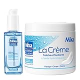 Mixa Expert Routine Set mit 2 Produkten mit reiner Hyaluronsäure – Serum Hyalurogel 30 ml + frische und schmelzende Creme 400 ml – Gesicht & Körper – Feuchtigkeit 24 Stunden – hypoallergen