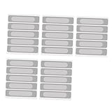 ELAYARD 5 Blätter Selbstklebendes Fiberglas Fliegengitter Reparaturband Wasserfestes Mesh Klebeband für Fenster Türnetz Reparatur Reißfestes Atmungsaktives Insektenschutz Klebeband für