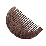 VALICLUD Holzkamm Kamm Tragbarer Haarkamm Feinzahn aus Langlebigem Material für Haartypen und Frisuren Sanft Entwirrend Bruchsicher für Familie und
