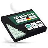 Novaliv Rollstuhlkissen & Sitzkissen Rollstuhl – Antidekubituskissen, Dekubitus Sitzkissen, abwaschbares Gelkissen für Rollstühle, Büro, Homeoffice, Auto & Reisen, Rollstuhlzubehör