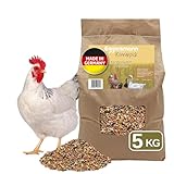 Eggersmann Körnerpick 5kg Premium Hühnerfutter - Körnerfutter Premium Geflügelfutter - Premium Körnermischung für Hühner Gänse und Enten aus natürlicher Herstellung