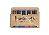 Kaweco Füller Tintenpatronen 10er Pack Colours für Patronen-Füller mit kurzen Standardpatronen | 10 Füllerpatronen für Tintenpatronen Füller vieler Markenhersteller I Tinte für Füller