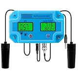 DEWIN pH Messgerät, Multifunktionsdetektor 3 in 1 pH/EC/Temp-Messgerät pH Tester Wasserdetektor Digitaler LCD-Wasserqualitätstester Analysator Wassertest-Kit