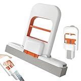 Mini Foldable Desktop Mop, Mini Faltbarer Tischmopp, Selbstauswringender Schwamm Wischmopp, Saugfähig Schwammwischer, Nass- und Trocken Reinigungsmopp für Badezimmer, Küche, Glas