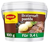 MAGGI Professional Bratensaft pastös, keine kennzeichnungspflichtige Allergene, Ergiebigkeit 9,4 L, 1er Pack (1 x 900g GastroBox)