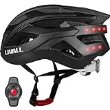 LIVALL Smart Fahrradhelm mit LED Rücklicht und Blinker, Bluetooth Fahrradhelm mit Mikrofon und Lautsprecher, SOS-Warnung, Drahtloser Fernbedienung, Erwachsene Herren und Damen