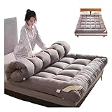 Boracy Japanische Futon Matratze 120x200cm Schlafmattette Klappbar Matratze Camping, Thin Floor Mattress, Boden Matratze(120x200cm)