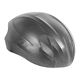 EORPAVU Helmüberzüge,Fahrradhelm-Regenschutz, Fahrradhelm, Skihelm-Überzug,Wind- und staubdichter, reflektierender Regenschutz(schwarz)