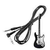 Générique Gitarrenkabel | geräuschunterdrückende Audio-Stecker, 3 m – Kabel 6,35 mm Klinke für Gitarre und Verstärker – für Bass-Lautsprecher, Akku, Verstärker, Studio Bühne